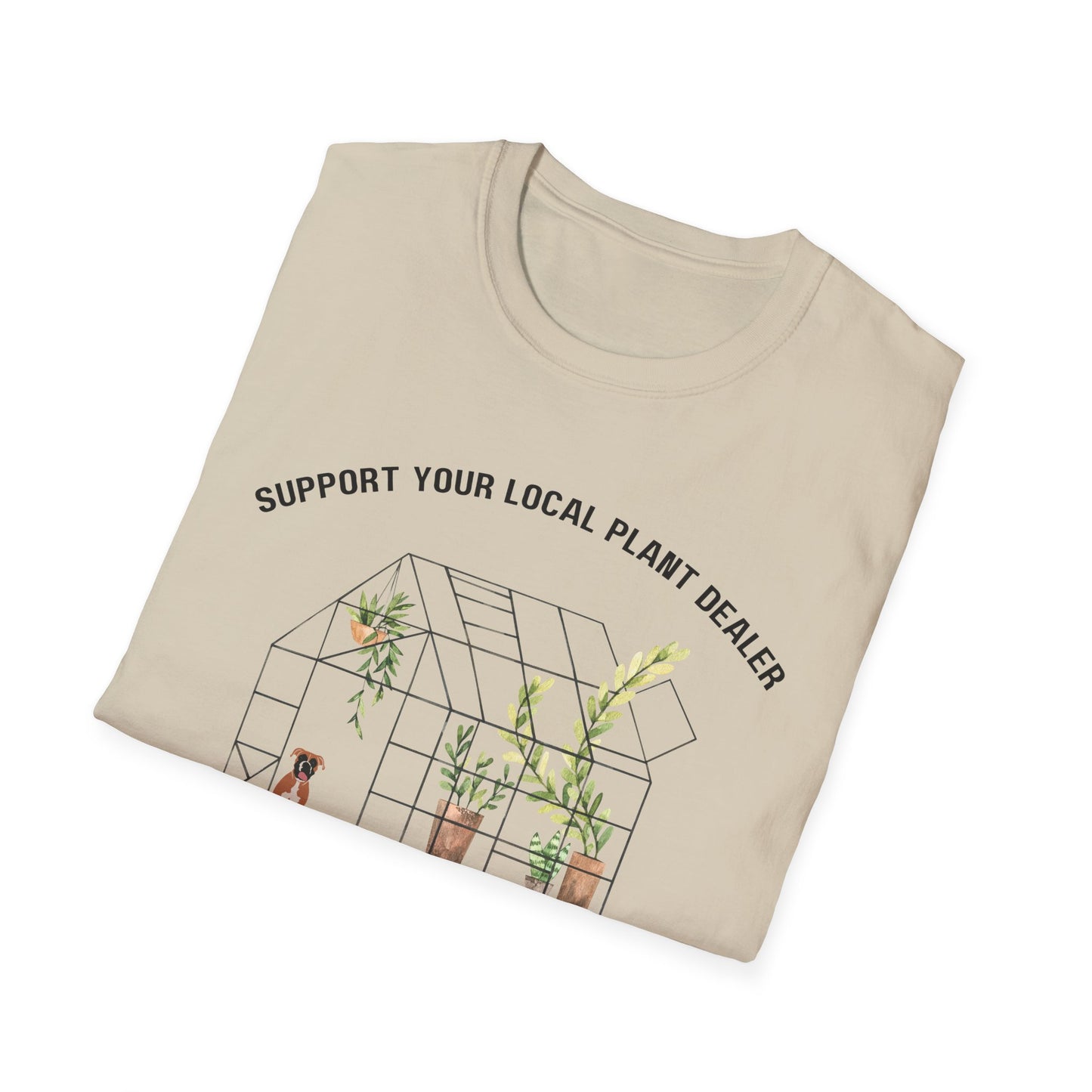 Squirrelly Foliage Support Your Local Plant Dealer T-Shirt