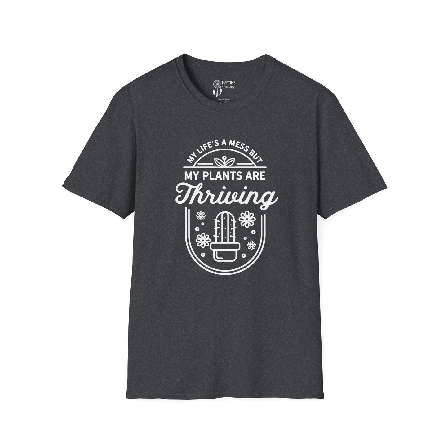 My Plants Are Thriving Unisex Softstyle T-Shirt – Plant Lover