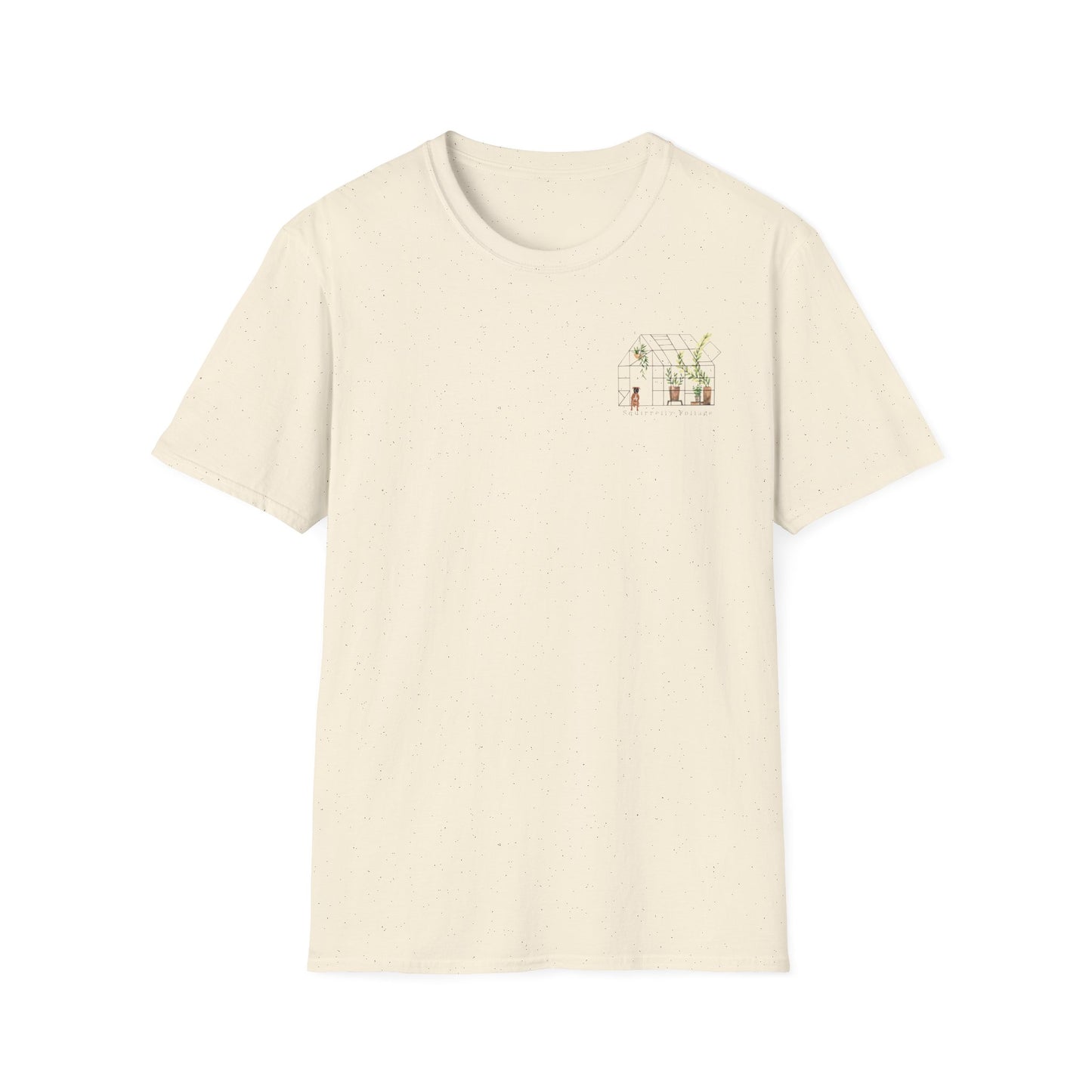Squirrelly Foliage Botanically Broke T-Shirt