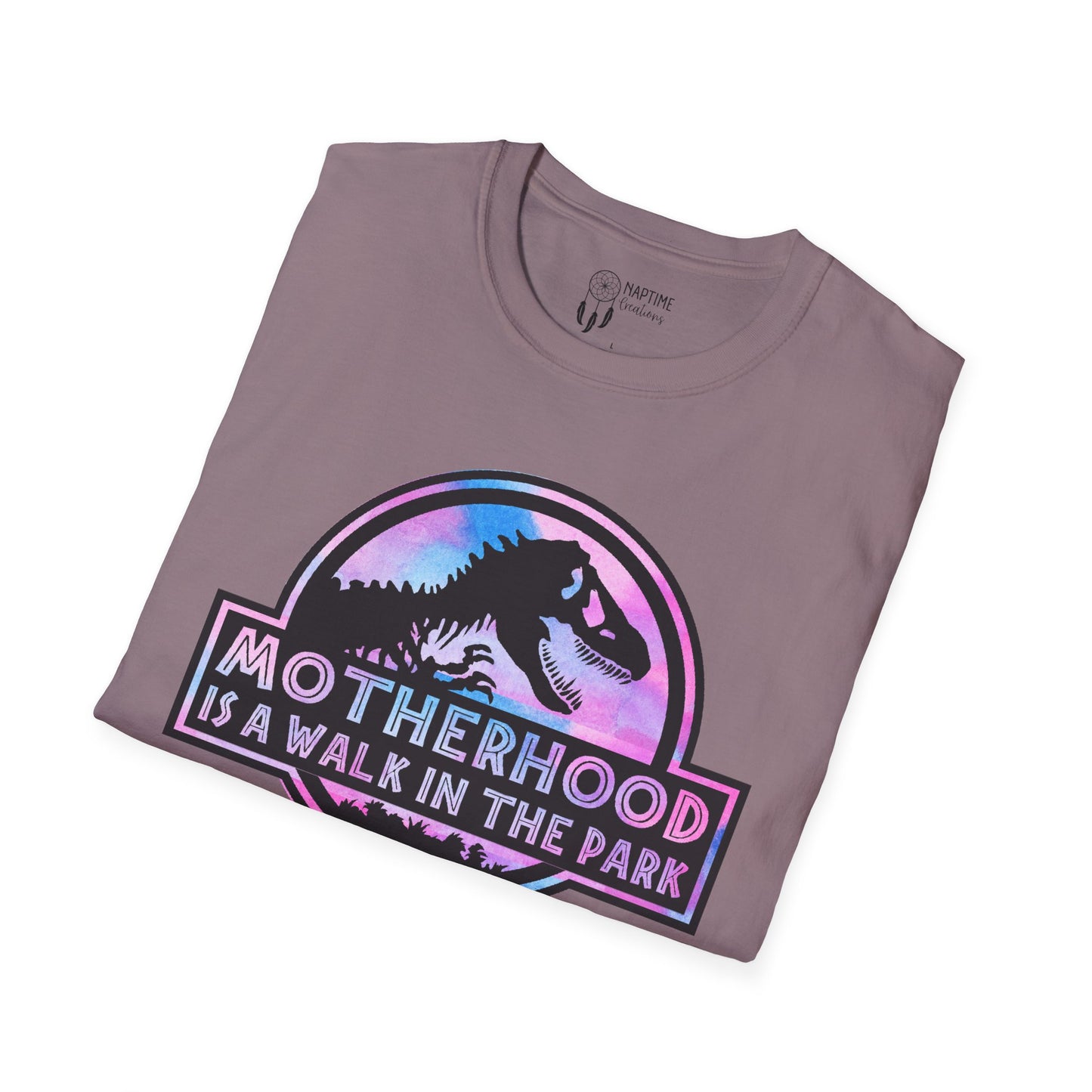 Dinosaur-Themed Motherhood T-Shirt - Fun & Comfortable Unisex Design