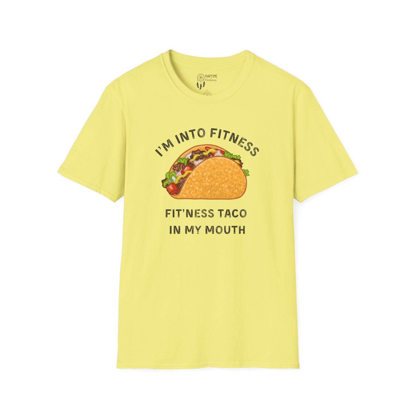 Funny Taco Fitness Unisex T-Shirt - Perfect for Foodies and Gym Enthusiasts