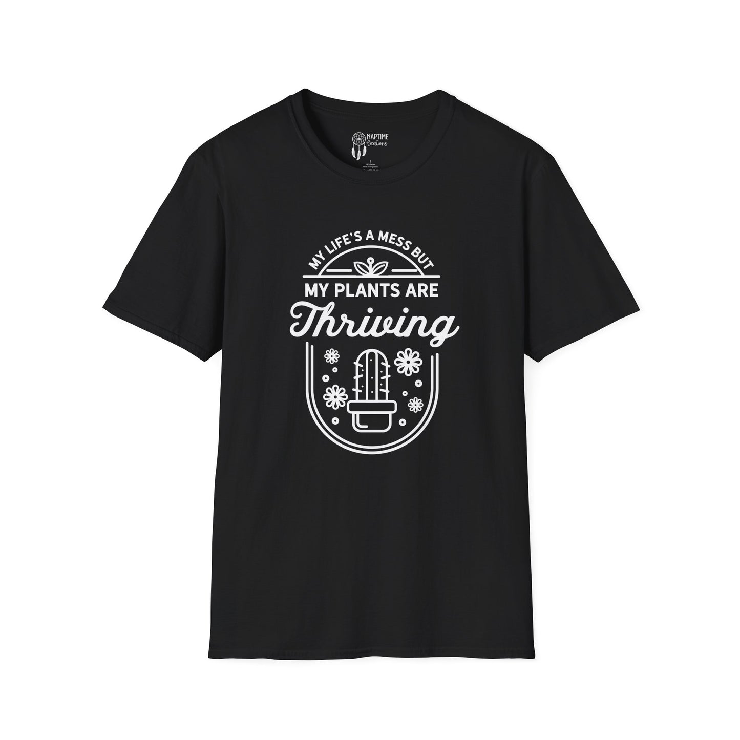 My Plants Are Thriving Unisex Softstyle T-Shirt – Plant Lover