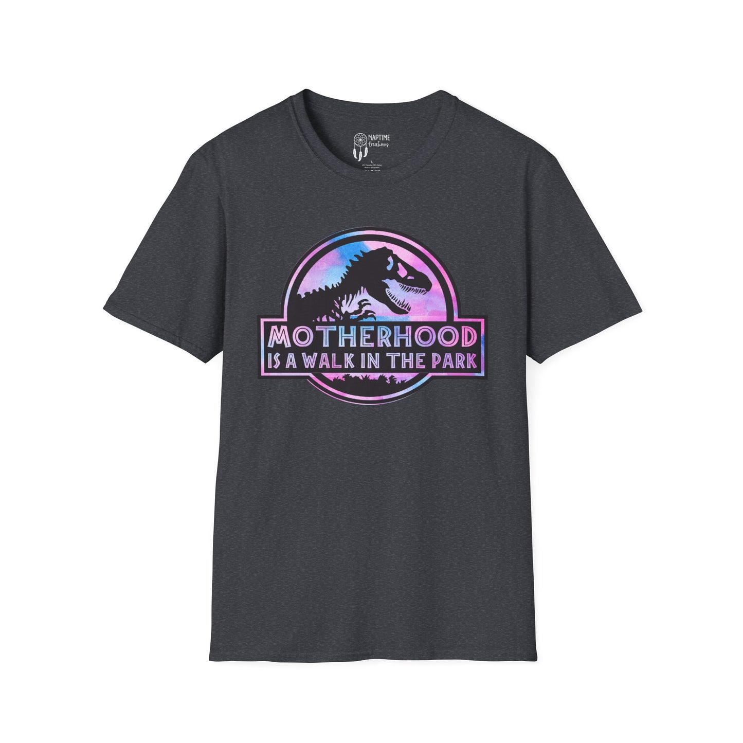 Dinosaur-Themed Motherhood T-Shirt - Fun & Comfortable Unisex Design