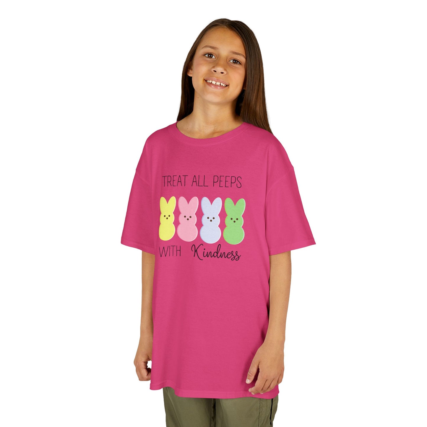 Kids Tee - Treat All Peeps with Kindness - Spring & Easter Shirt