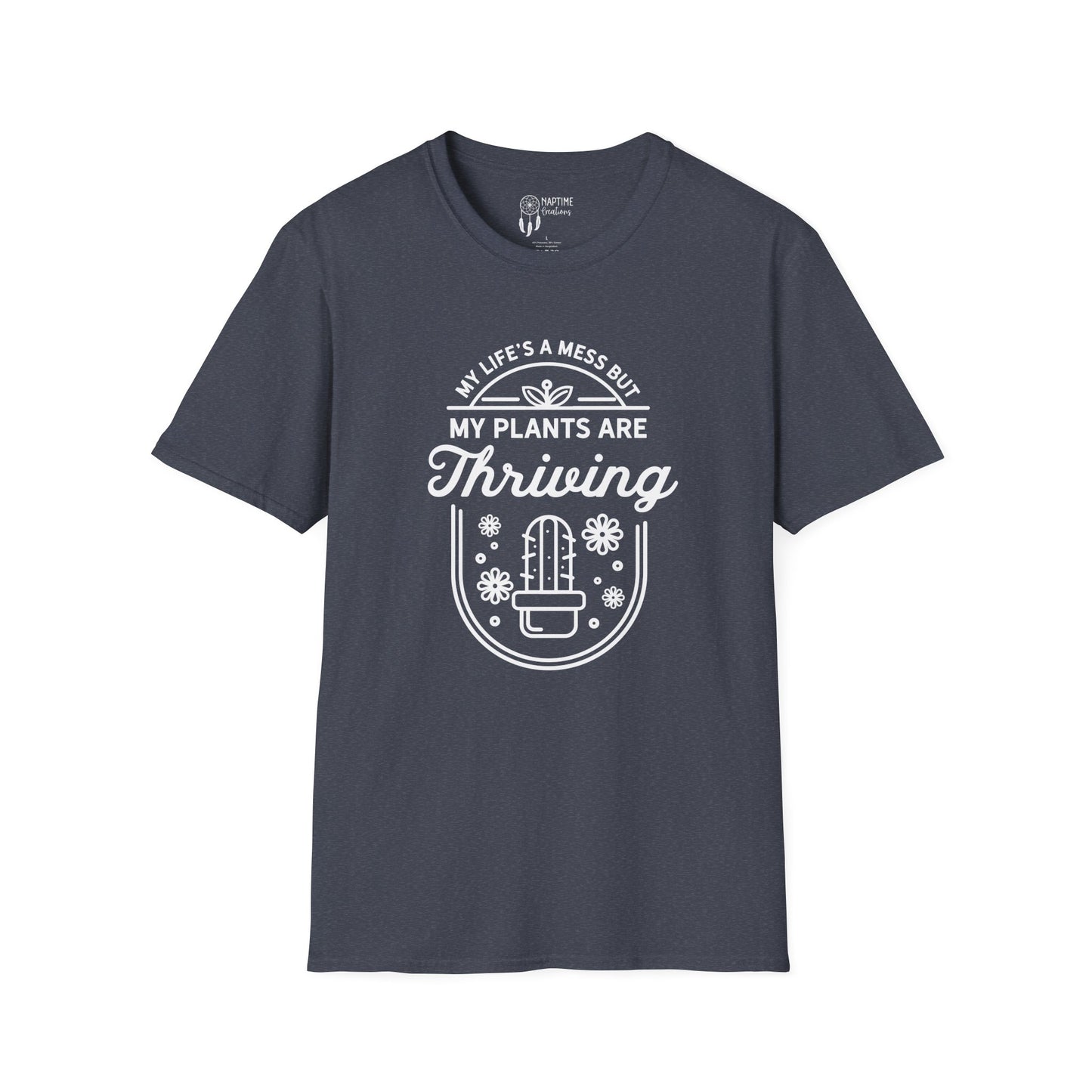 My Plants Are Thriving Unisex Softstyle T-Shirt – Plant Lover