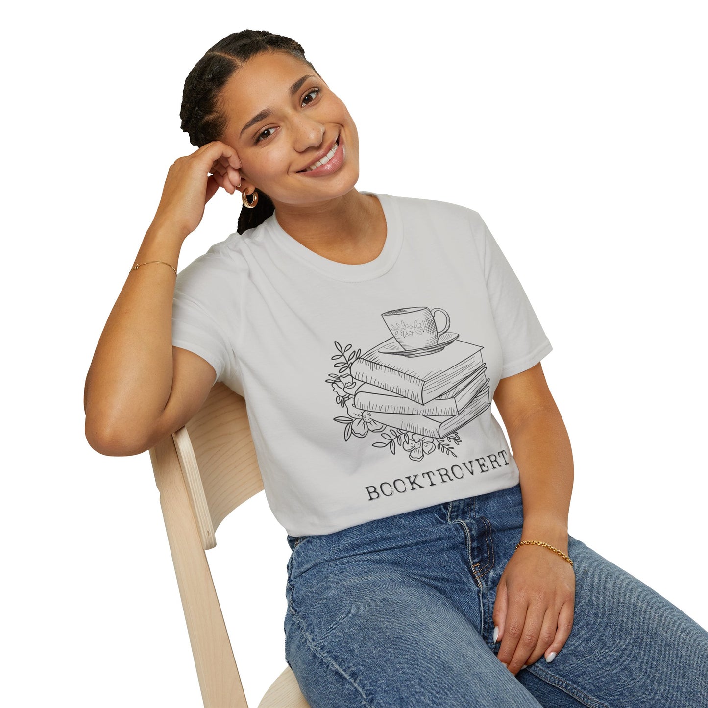 Book Lover's Unisex Softstyle T-Shirt - Cozy Reads Design