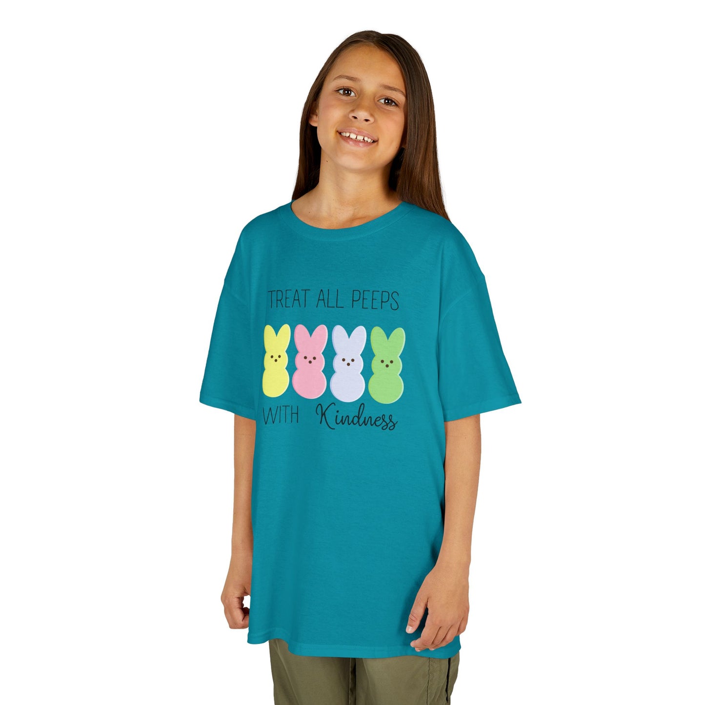Kids Tee - Treat All Peeps with Kindness - Spring & Easter Shirt