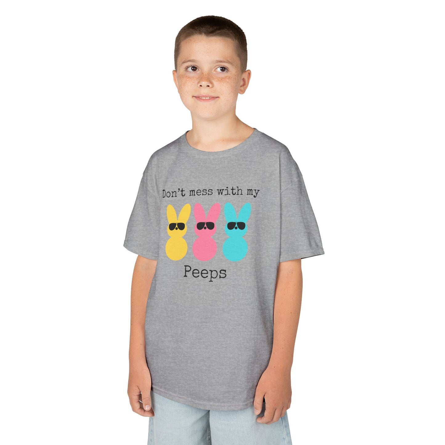 Don’t Mess With My Peeps Kids Heavy Cotton™ Tee l Perfect for Easter