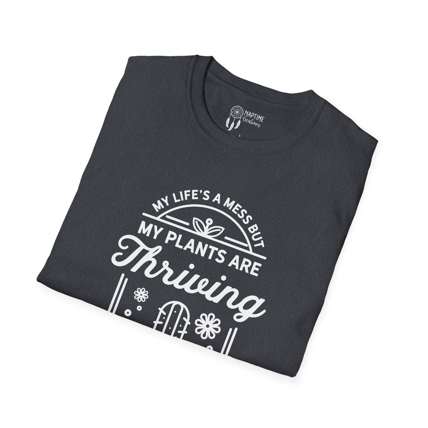 My Plants Are Thriving Unisex Softstyle T-Shirt – Plant Lover