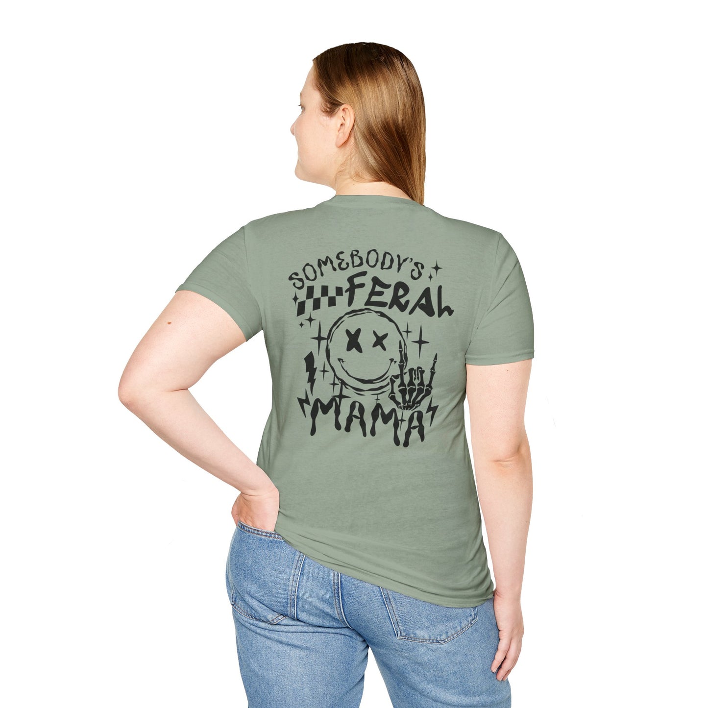 Feral Mama Unisex Softstyle T-Shirt