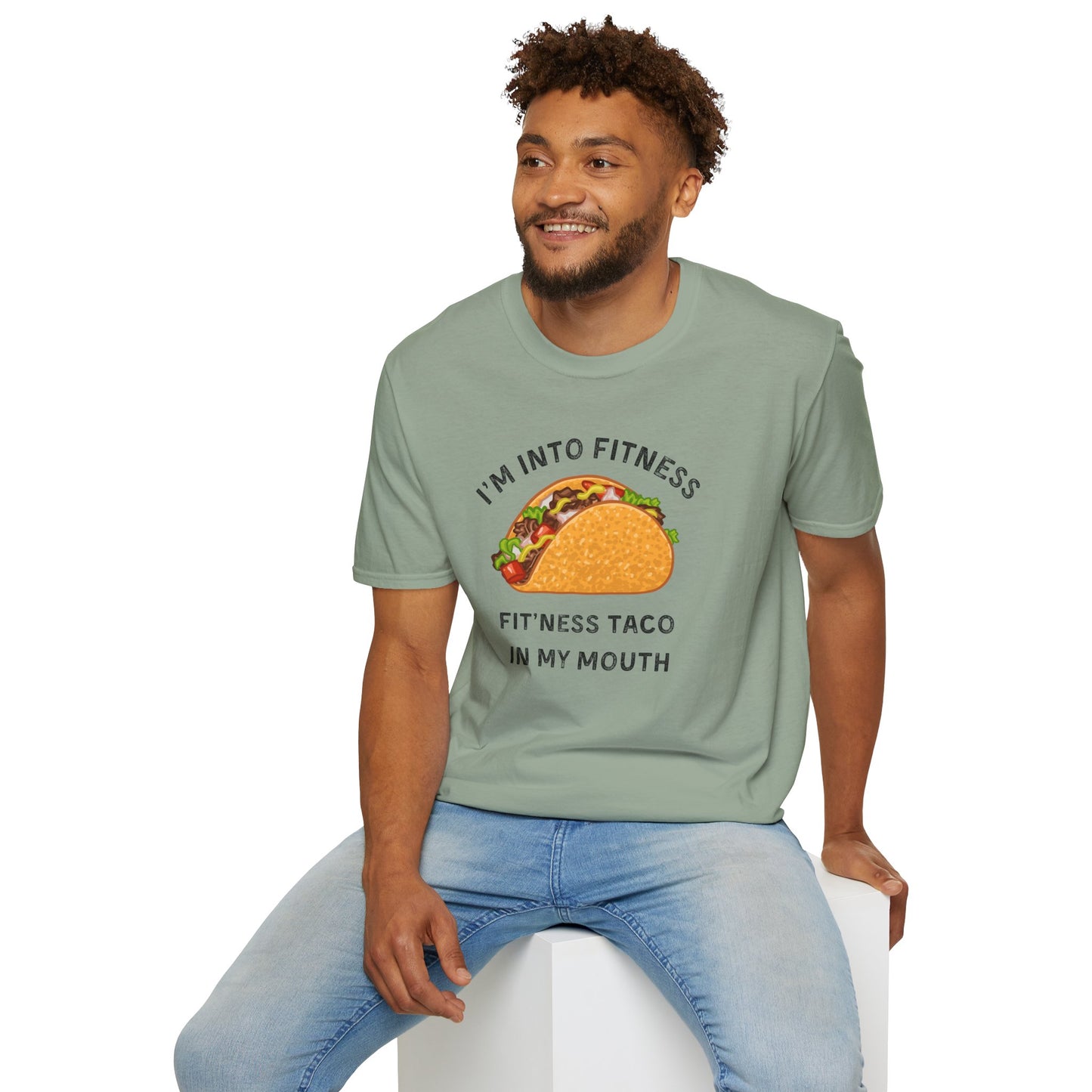 Funny Taco Fitness Unisex T-Shirt - Perfect for Foodies and Gym Enthusiasts