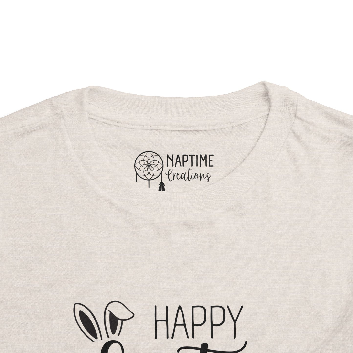 Toddler Short Sleeve Tee - Happy Easter Design