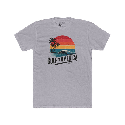Gulf of America Retro Unisex Cotton Crew Tee