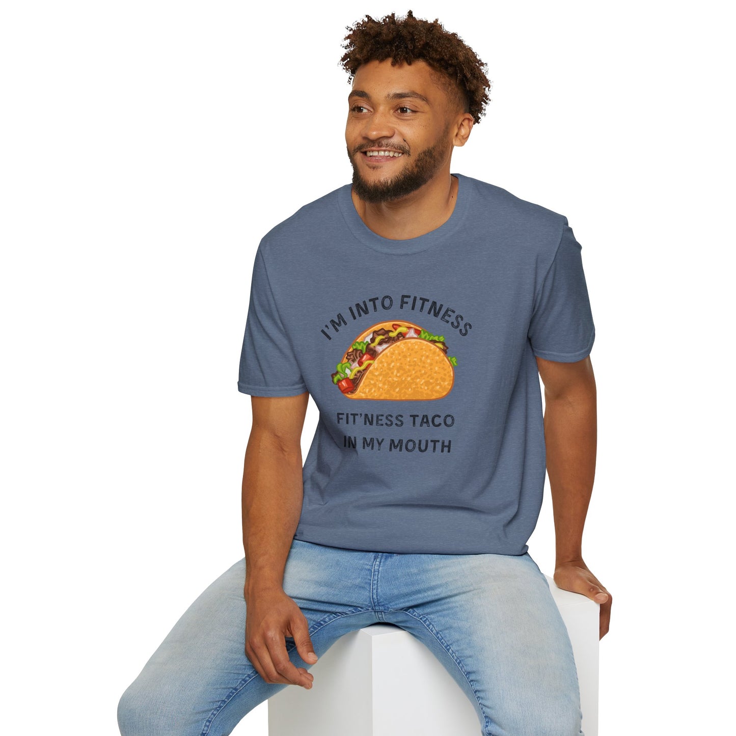 Funny Taco Fitness Unisex T-Shirt - Perfect for Foodies and Gym Enthusiasts