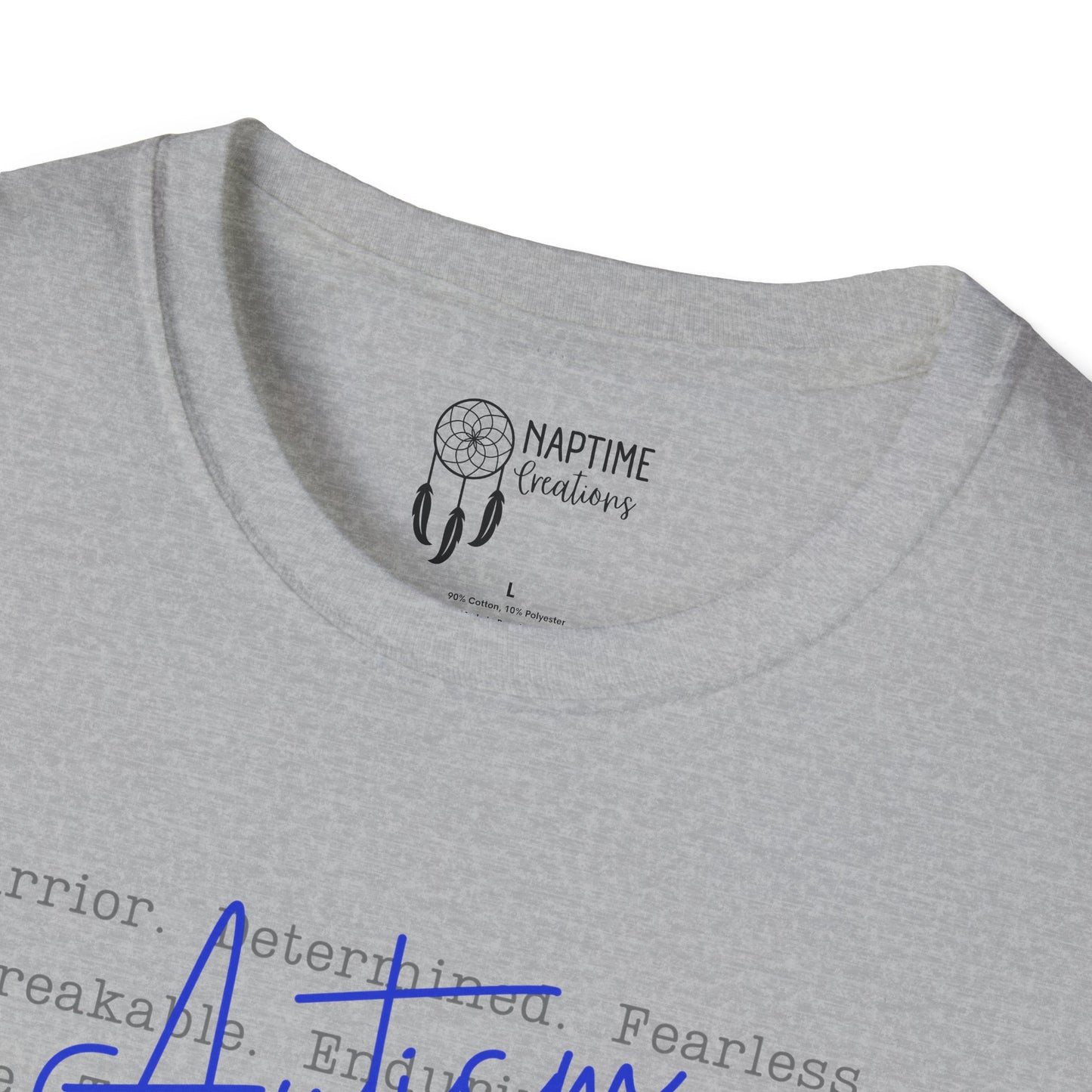 Autism Mom Empowerment Unisex Softstyle T-Shirt - Autism Mom Words