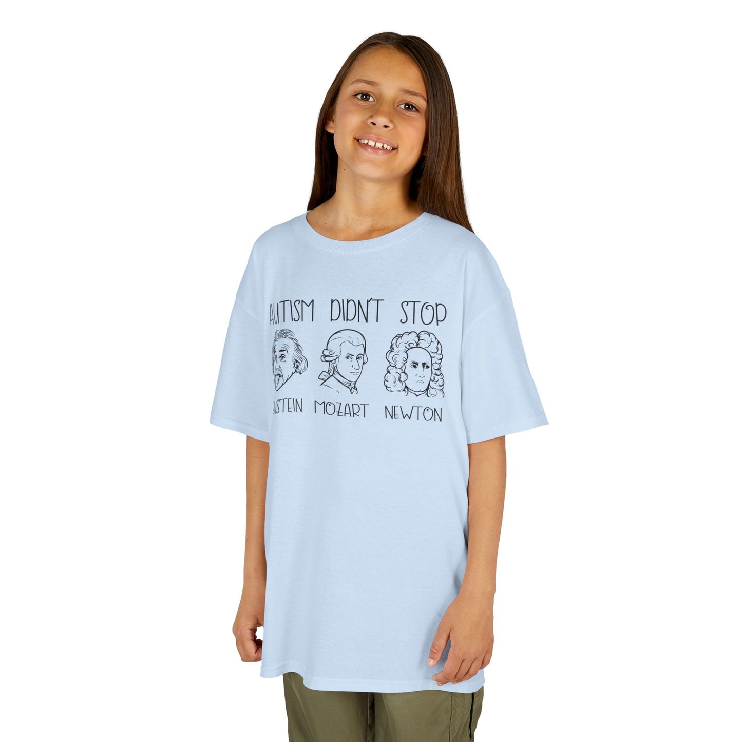 Kids Autism Awareness Tee - 'Autism Didn't Stop' Inspirational Shirt