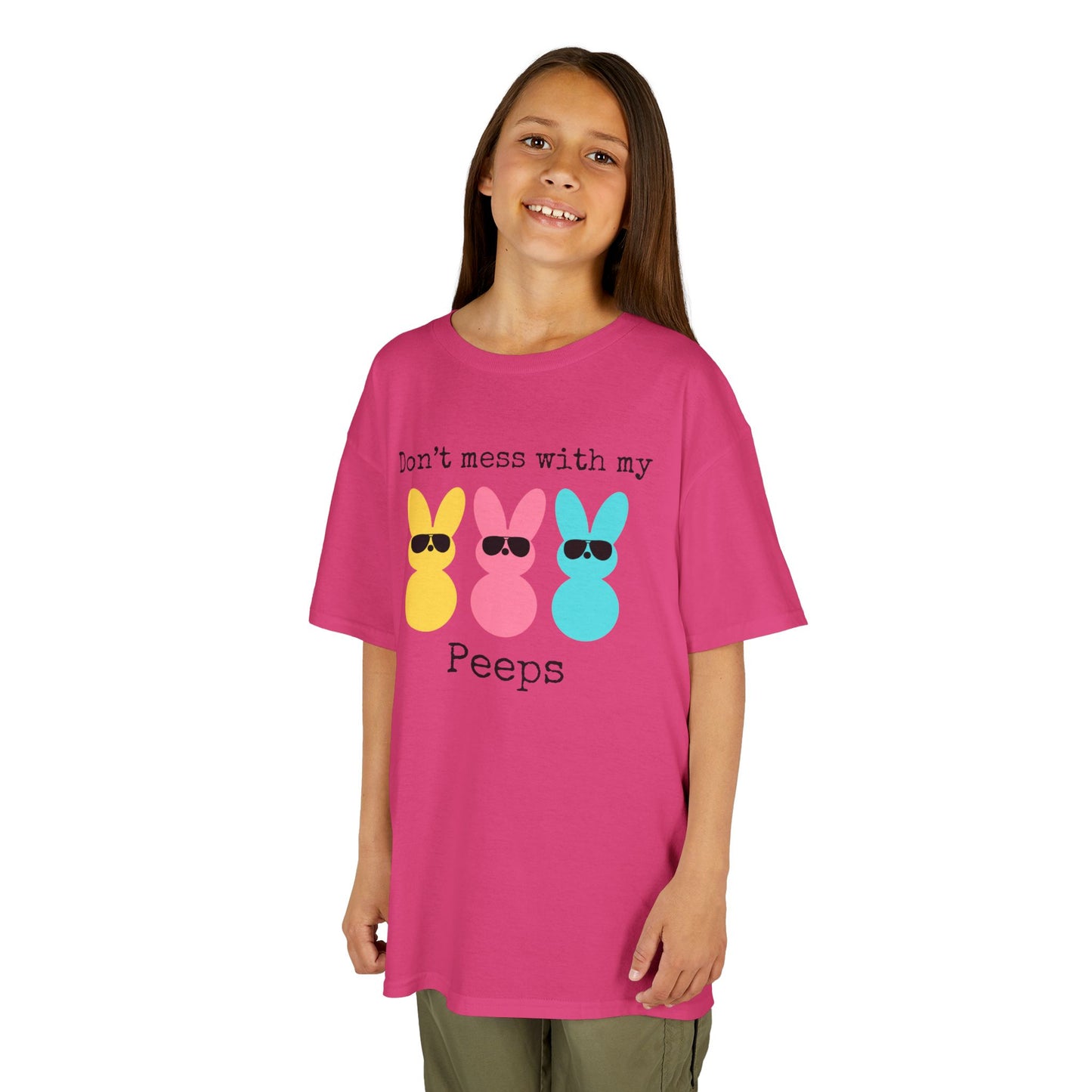 Don’t Mess With My Peeps Kids Heavy Cotton™ Tee l Perfect for Easter