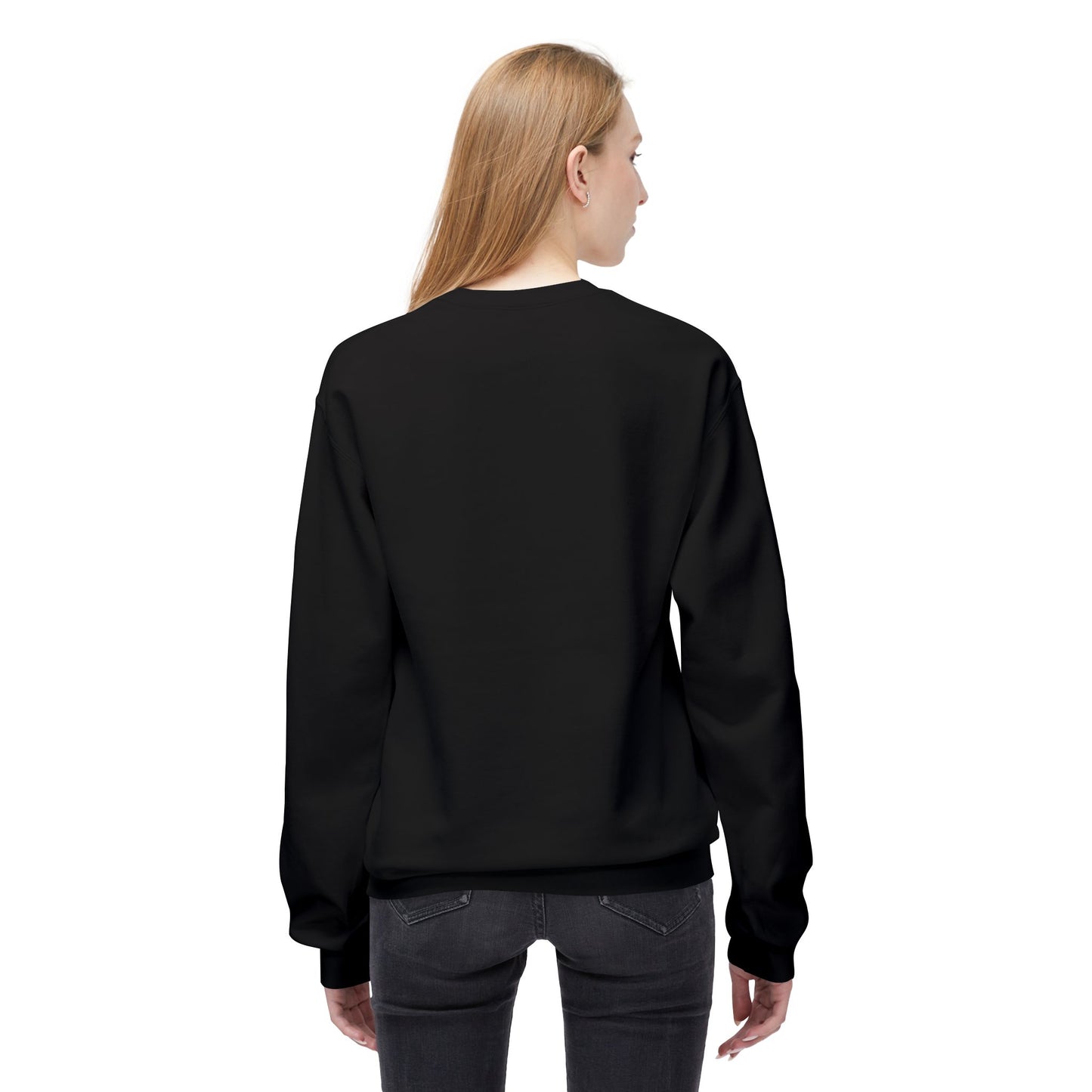 Ghostly Garden Unisex Fleece Crewneck Sweatshirt