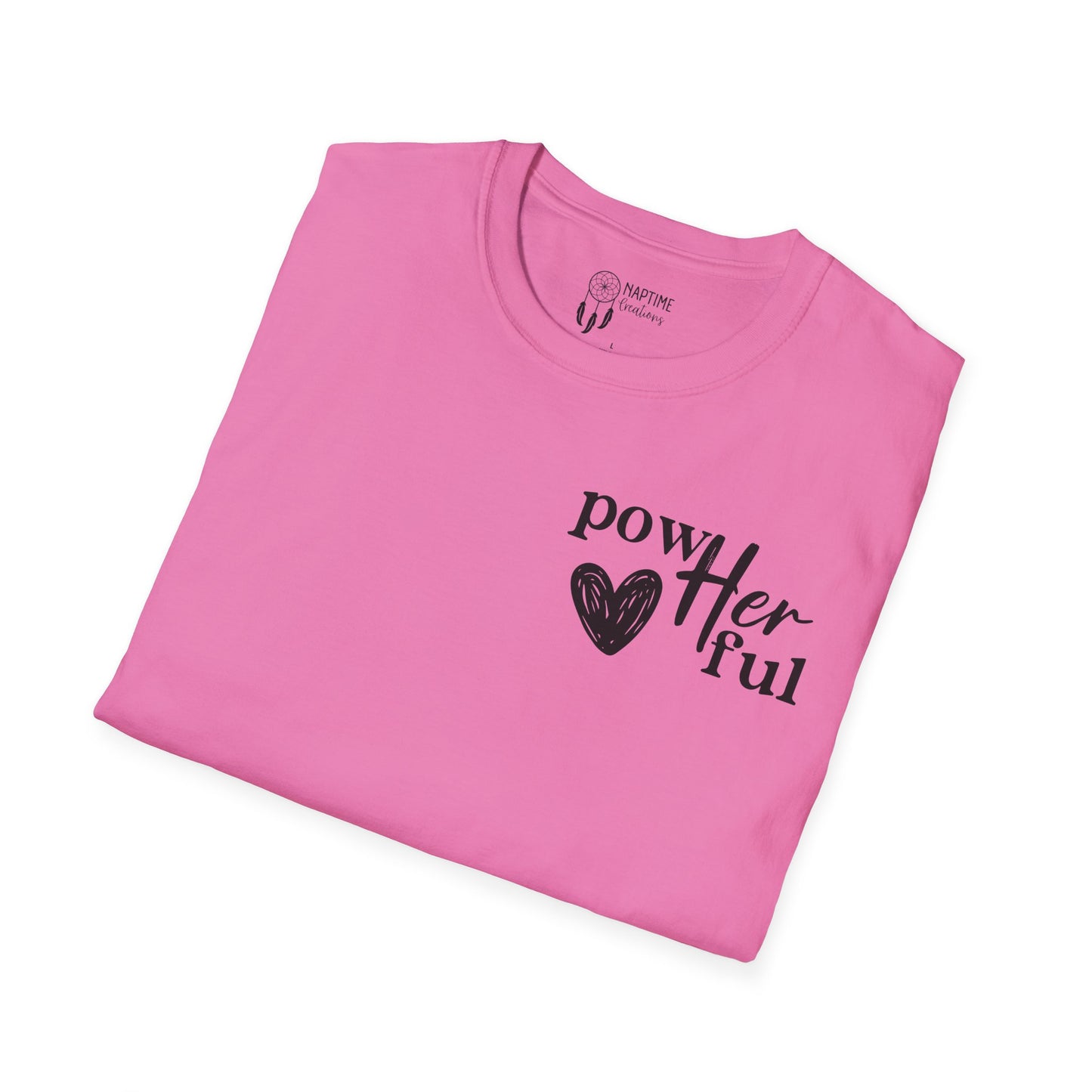 Empowering Unisex T-Shirt - "powHERful" & Inspirational Quote