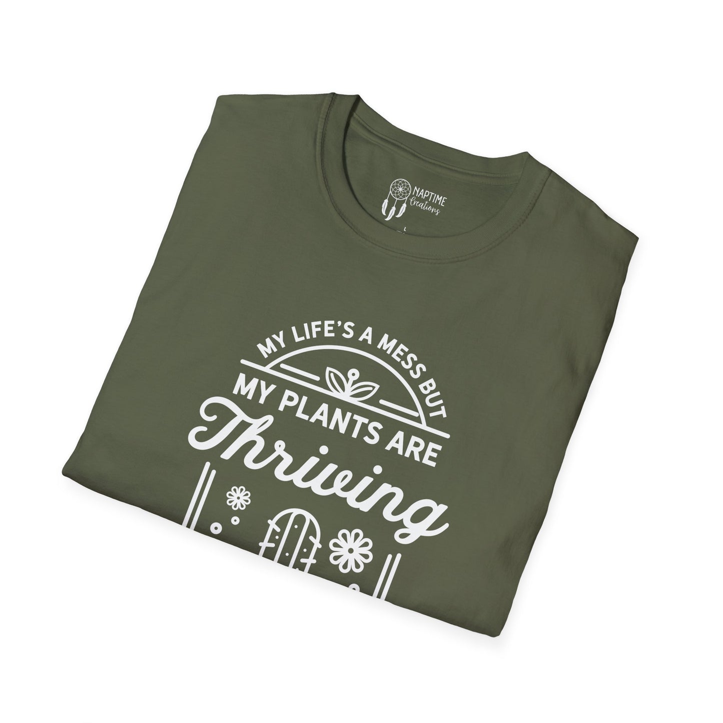 My Plants Are Thriving Unisex Softstyle T-Shirt – Plant Lover