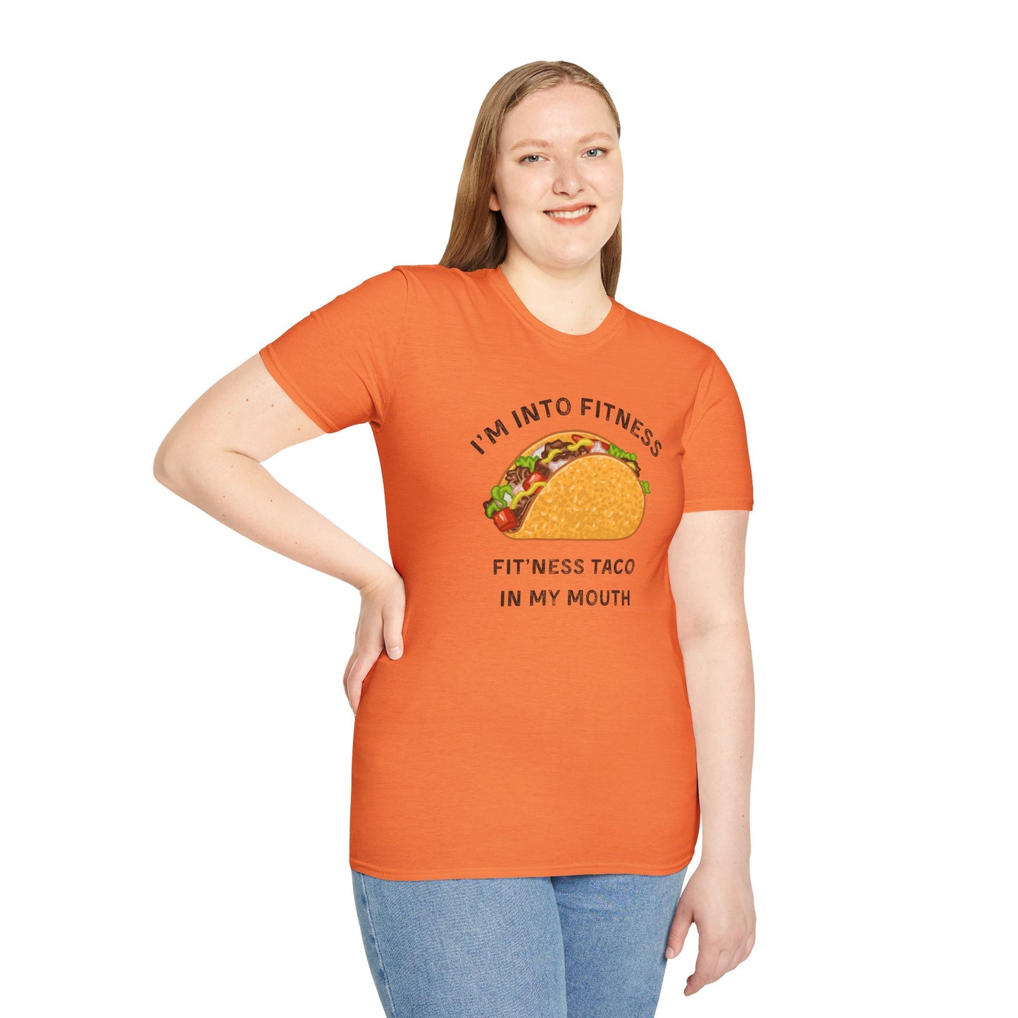 Funny Taco Fitness Unisex T-Shirt - Perfect for Foodies and Gym Enthusiasts