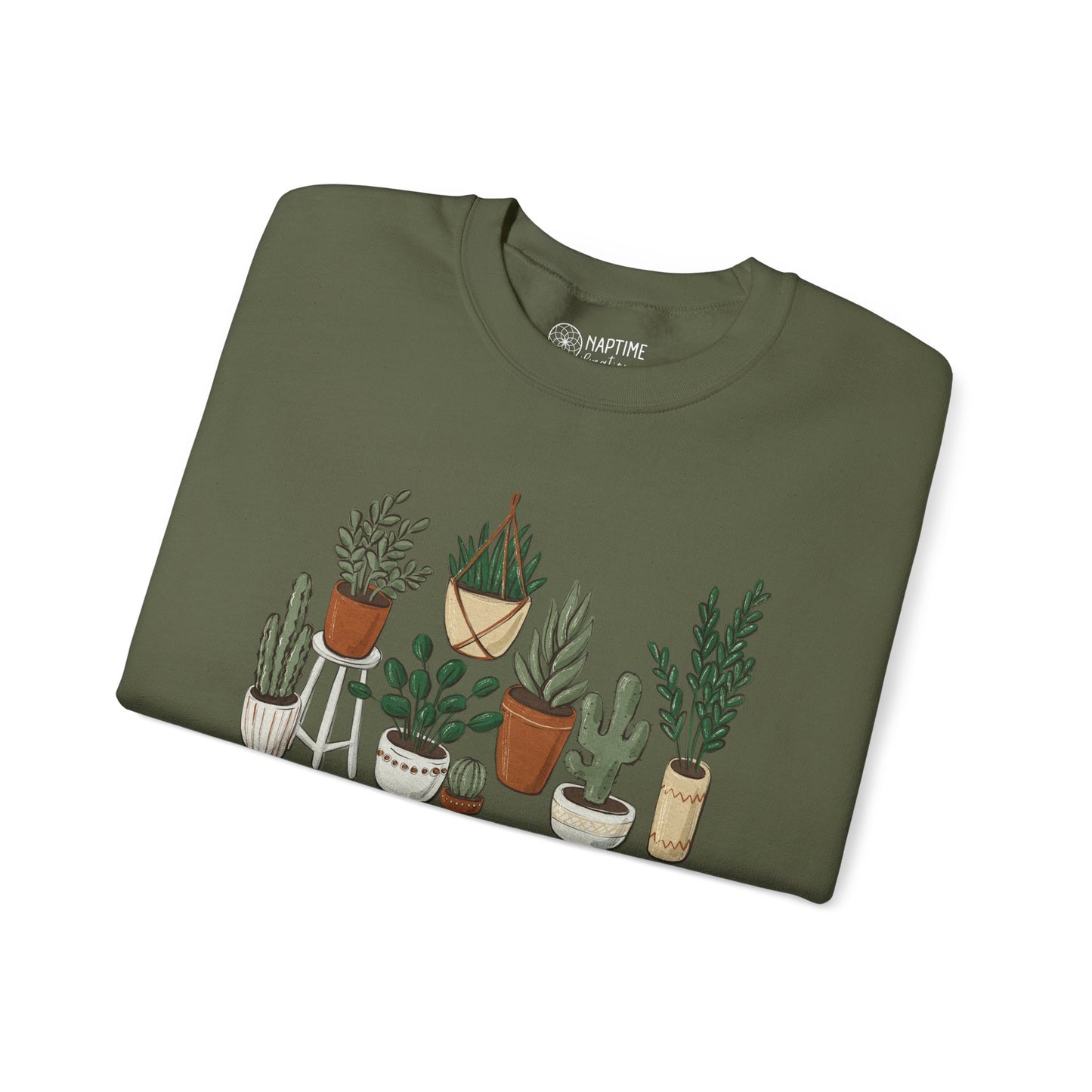 Just One More Plant Sweatshirt - Cozy Unisex Crewneck for Plant Lovers