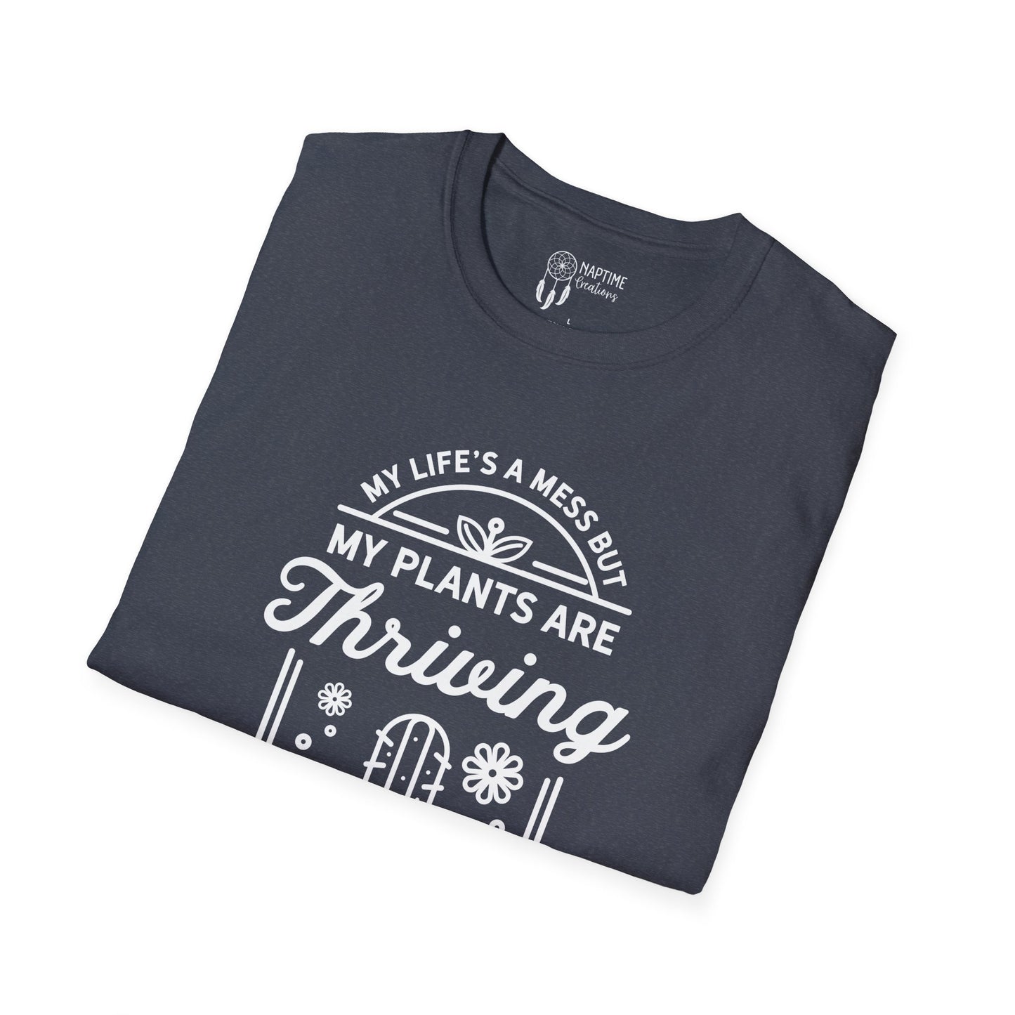 My Plants Are Thriving Unisex Softstyle T-Shirt – Plant Lover