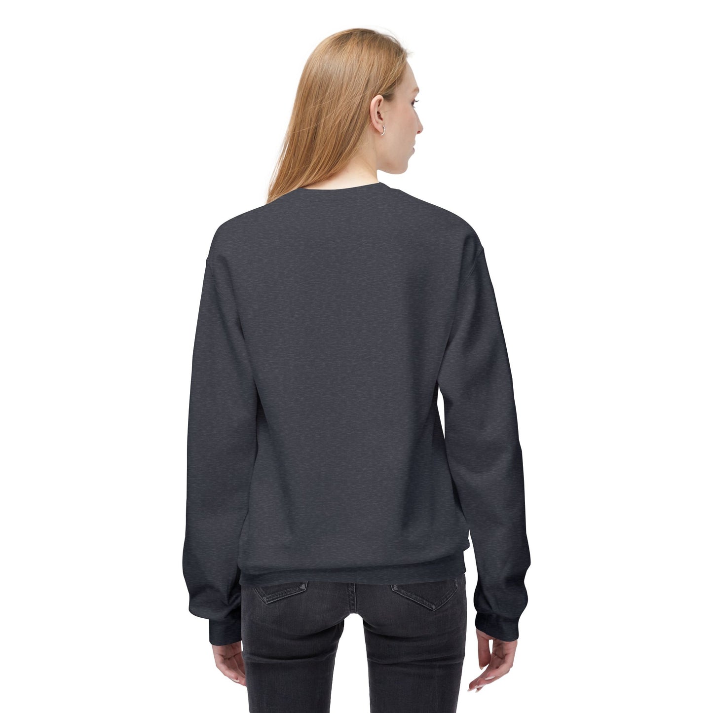 Ghostly Garden Unisex Fleece Crewneck Sweatshirt