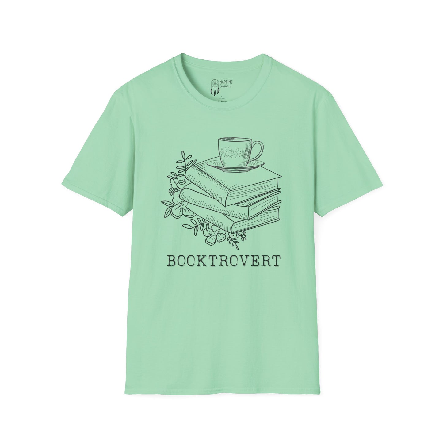 Book Lover's Unisex Softstyle T-Shirt - Cozy Reads Design