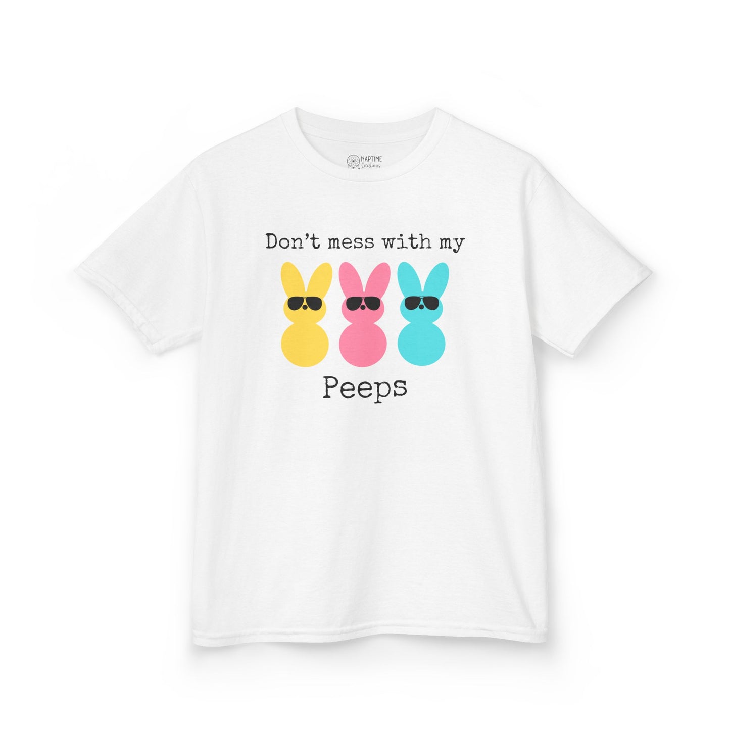 Don’t Mess With My Peeps Kids Heavy Cotton™ Tee l Perfect for Easter