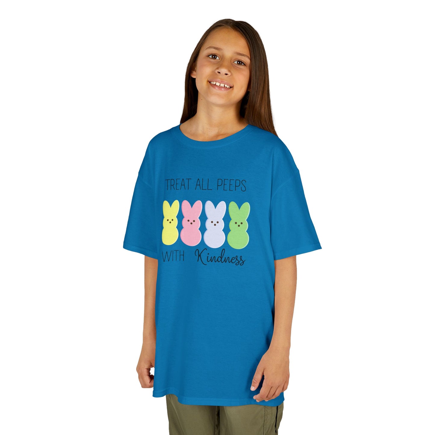 Kids Tee - Treat All Peeps with Kindness - Spring & Easter Shirt