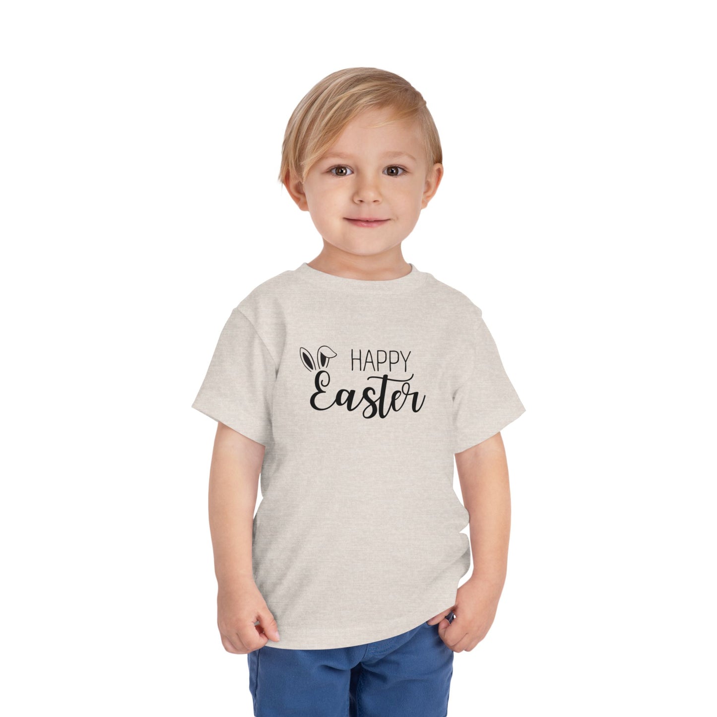 Toddler Short Sleeve Tee - Happy Easter Design