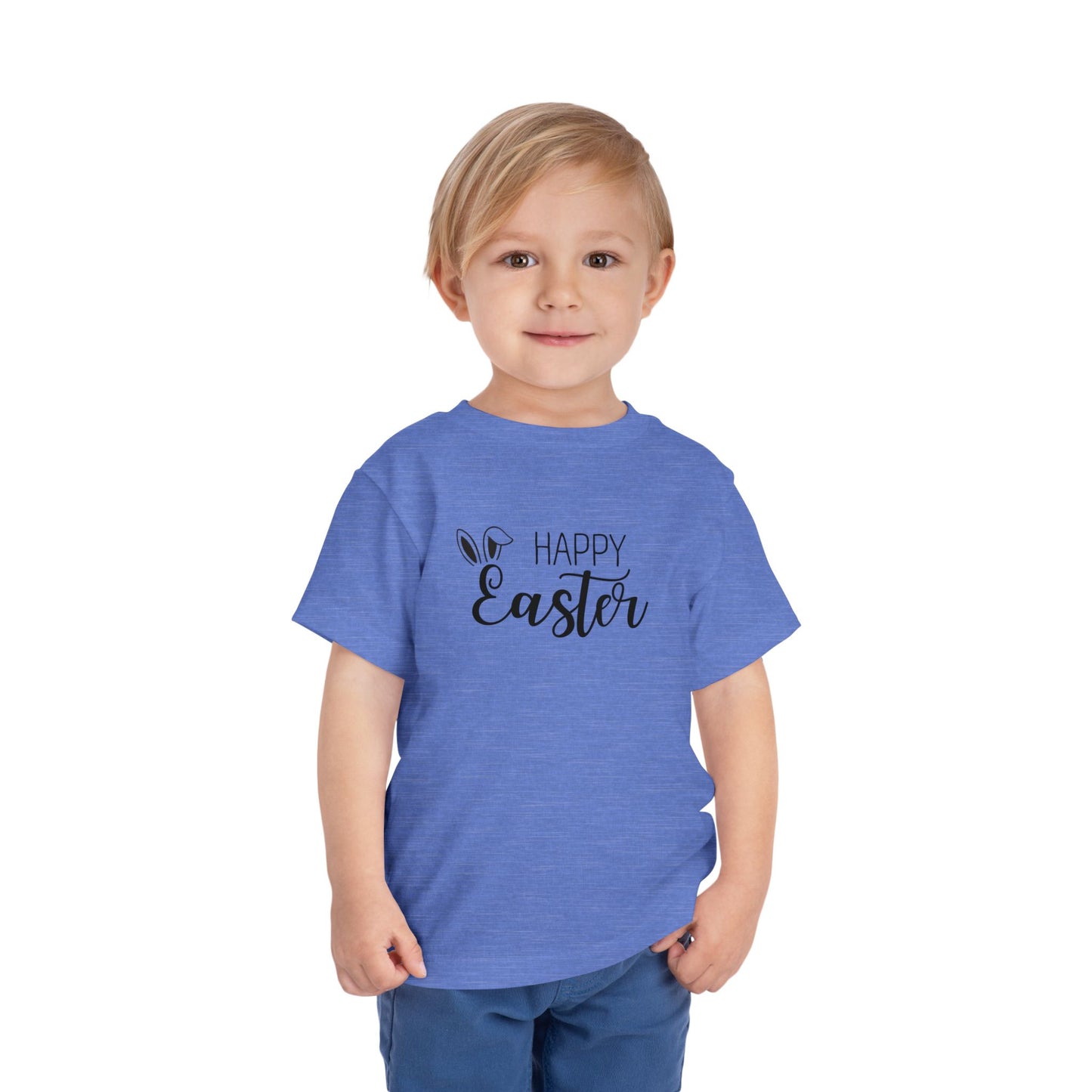 Toddler Short Sleeve Tee - Happy Easter Design