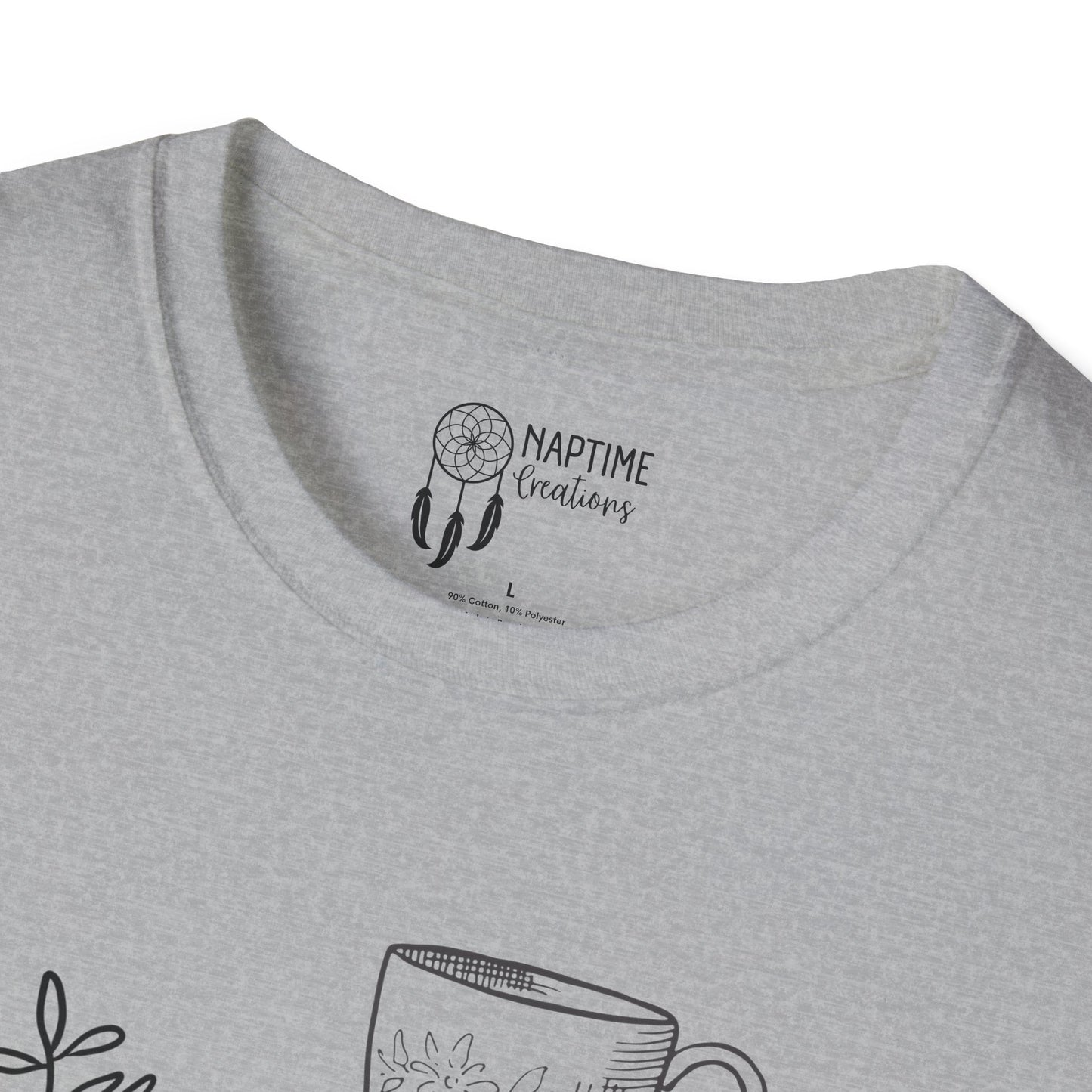 Book Lover's Unisex Softstyle T-Shirt - Cozy Reads Design