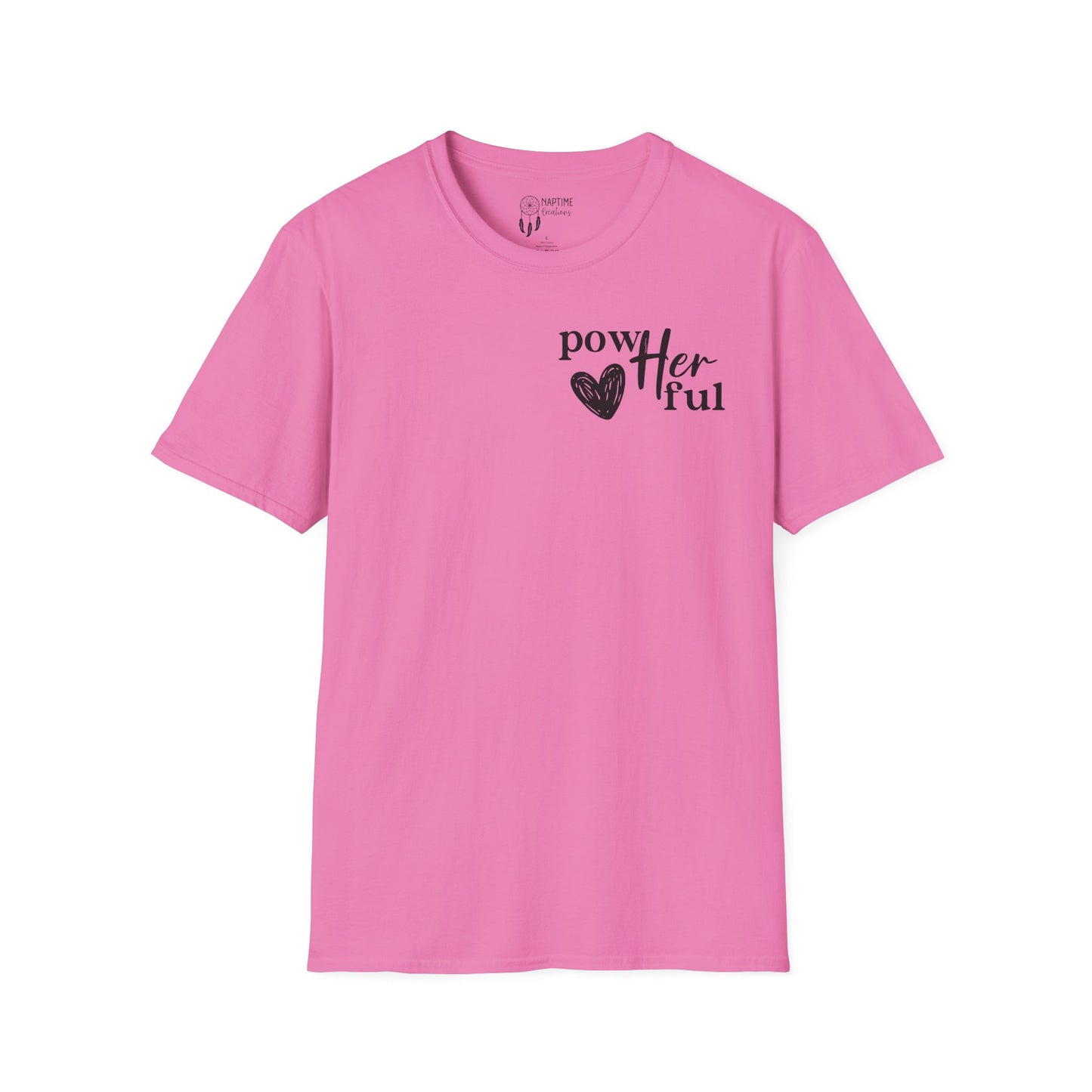 Empowering Unisex T-Shirt - "powHERful" & Inspirational Quote