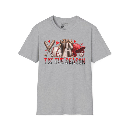 Cute Baseball Season T-Shirt - 'Tis The Season for Peanuts & Cracker Jacks
