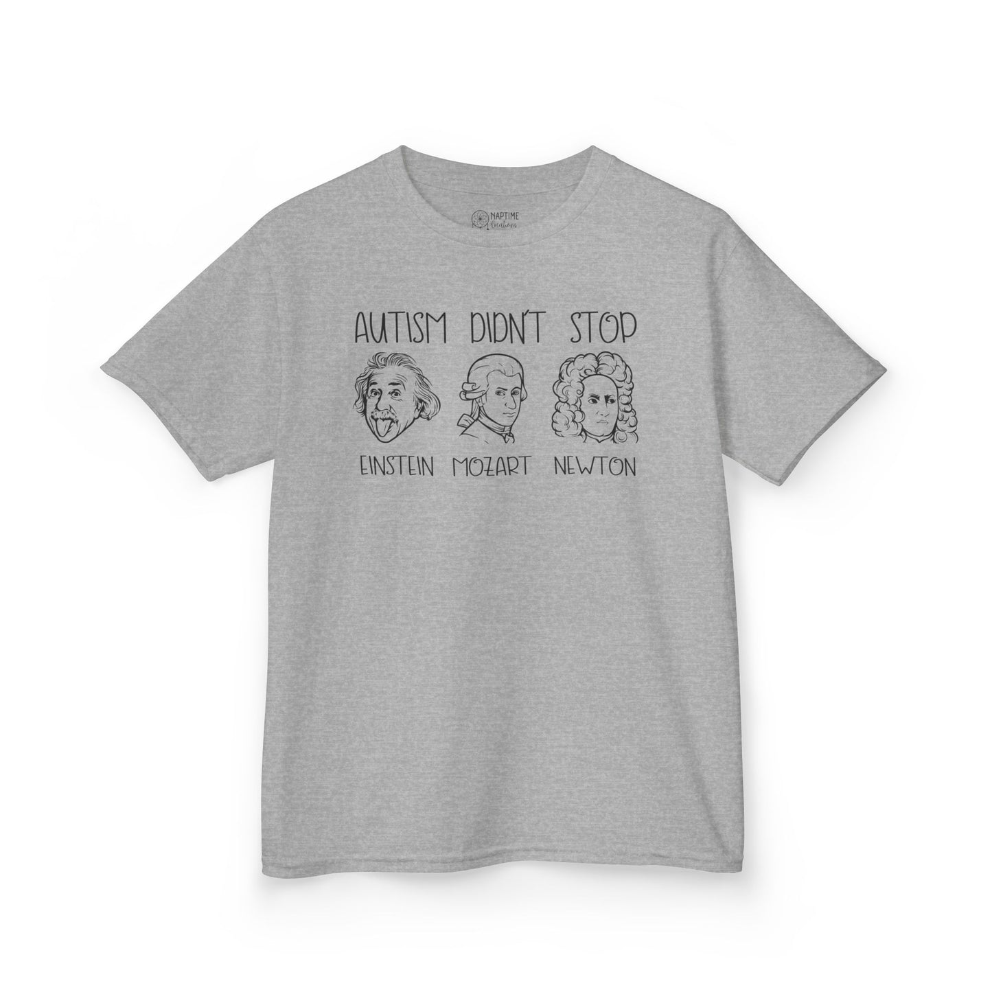 Kids Autism Awareness Tee - 'Autism Didn't Stop' Inspirational Shirt