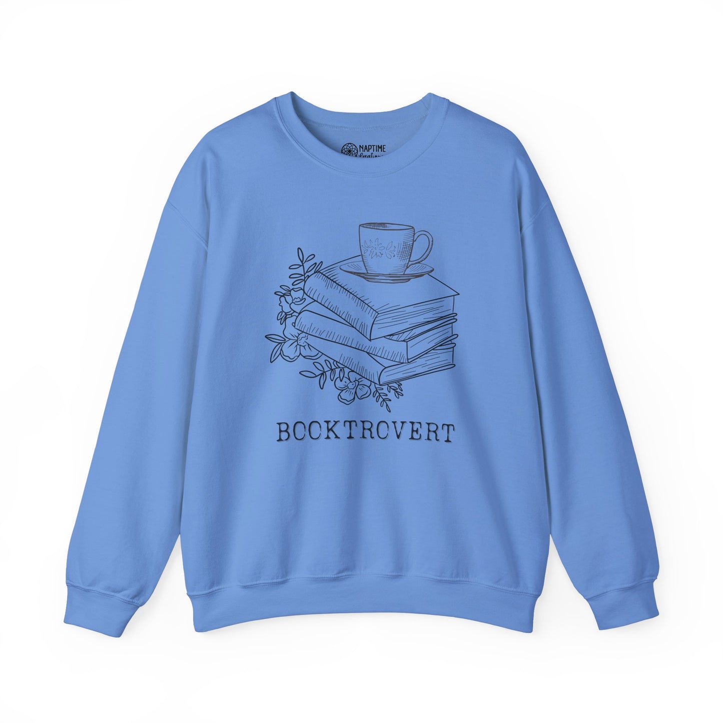 Book Lover's Cozy Crewneck Sweatshirt - Perfect Gift for Introverted Book Lover