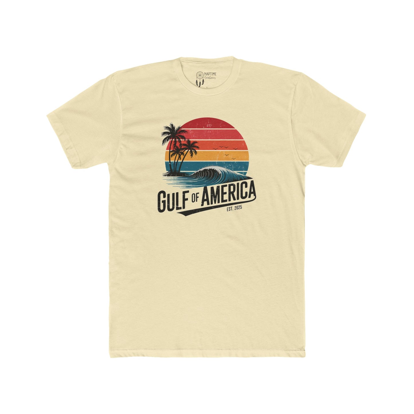 Gulf of America Retro Unisex Cotton Crew Tee
