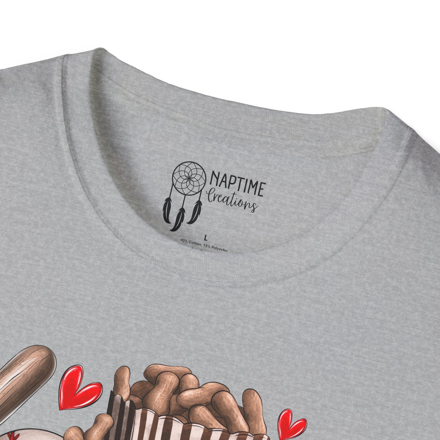 Cute Baseball Season T-Shirt - 'Tis The Season for Peanuts & Cracker Jacks
