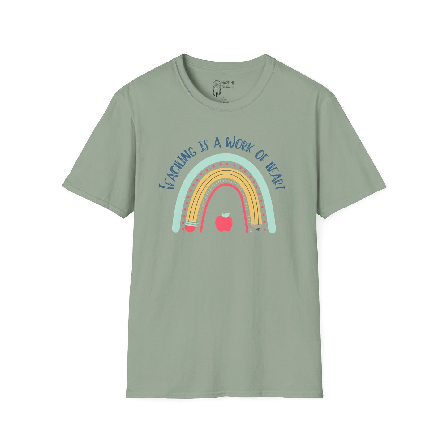 Teaching is a Work of Heart Unisex T-Shirt - Perfect Gift for Educators