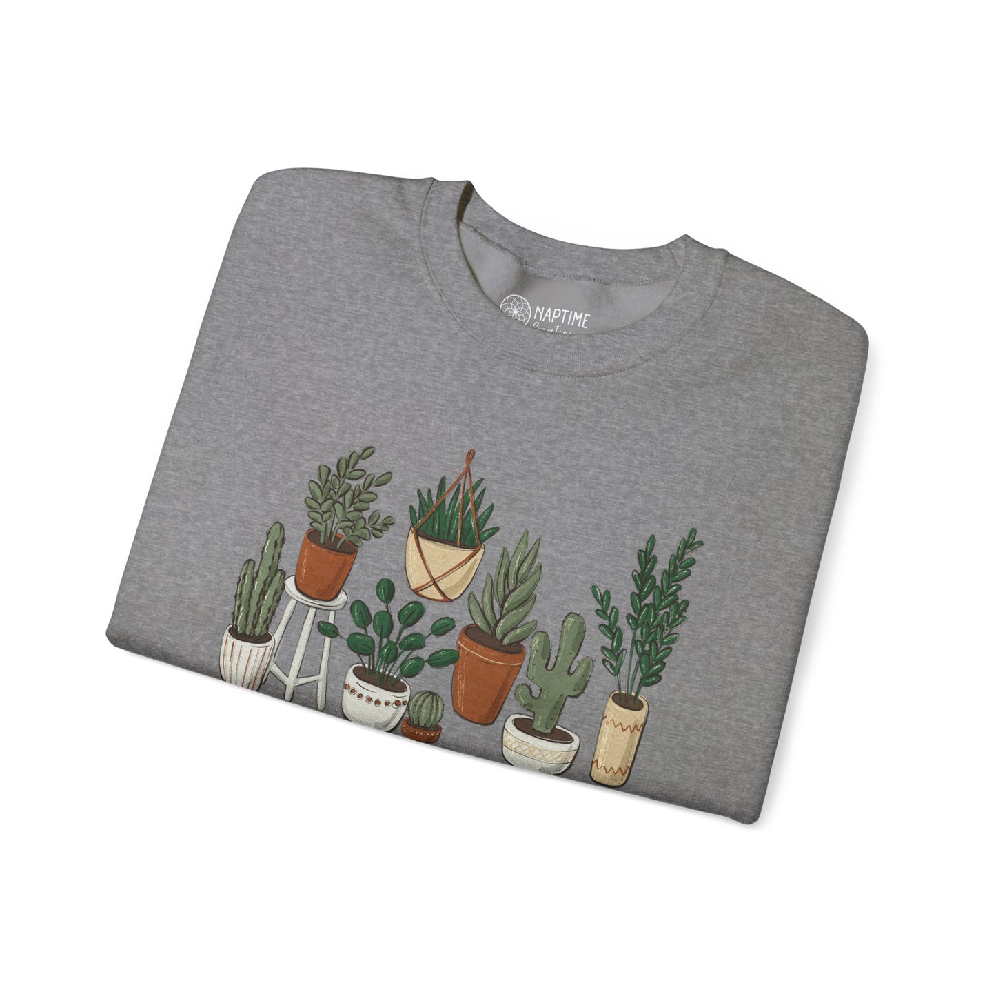 Just One More Plant Sweatshirt - Cozy Unisex Crewneck for Plant Lovers