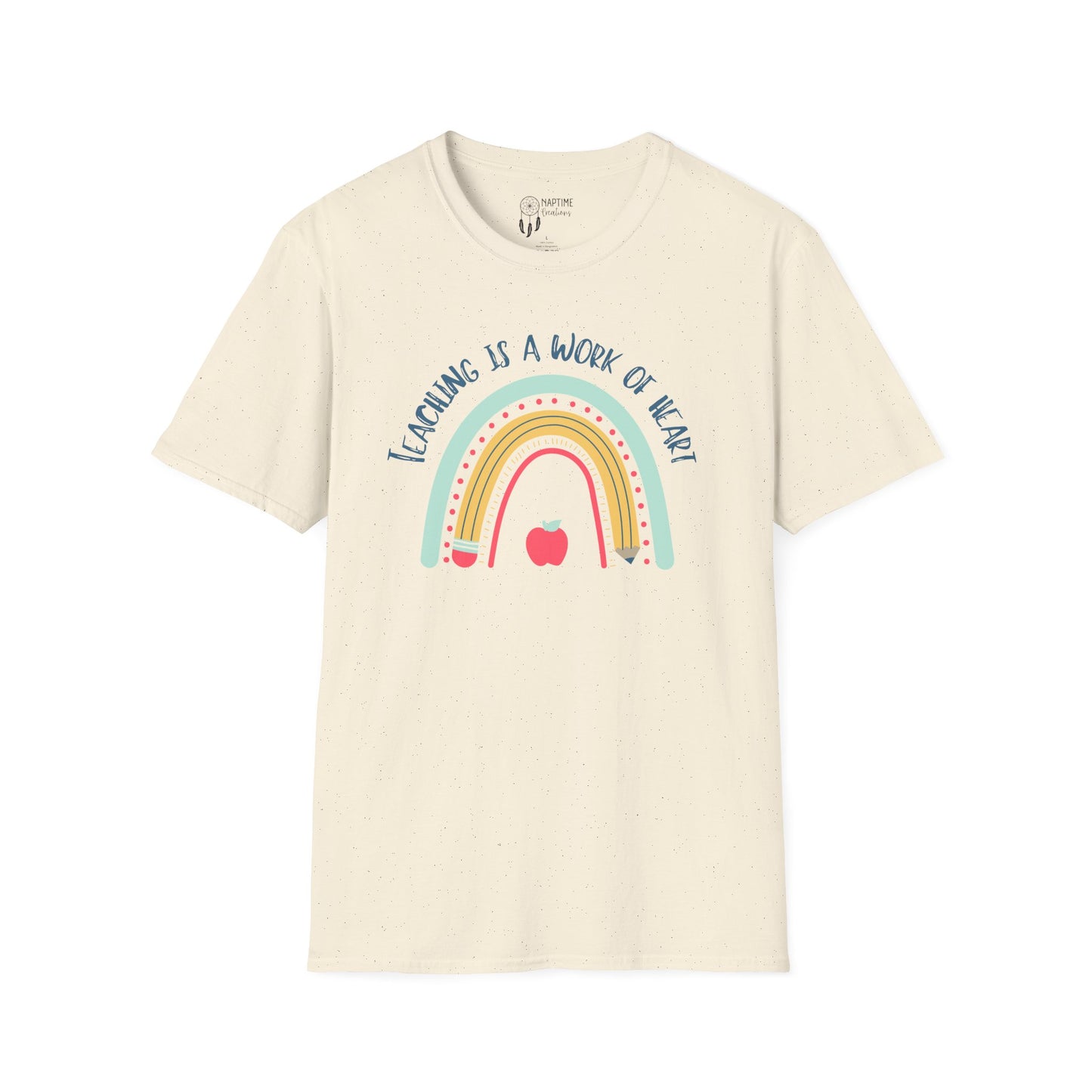 Teaching is a Work of Heart Unisex T-Shirt - Perfect Gift for Educators