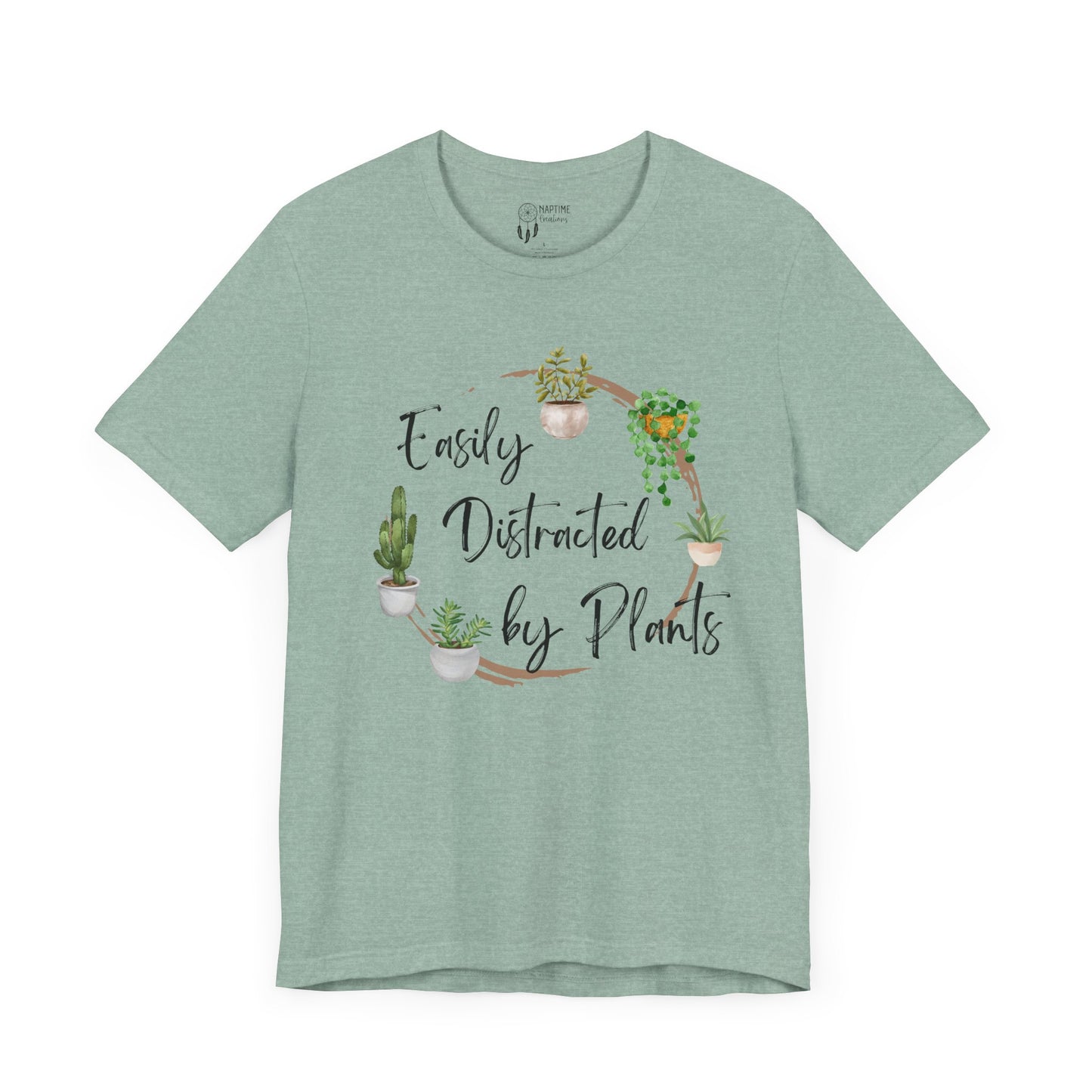Easily Distracted by Plants Unisex Tee - Perfect for Plant Lovers