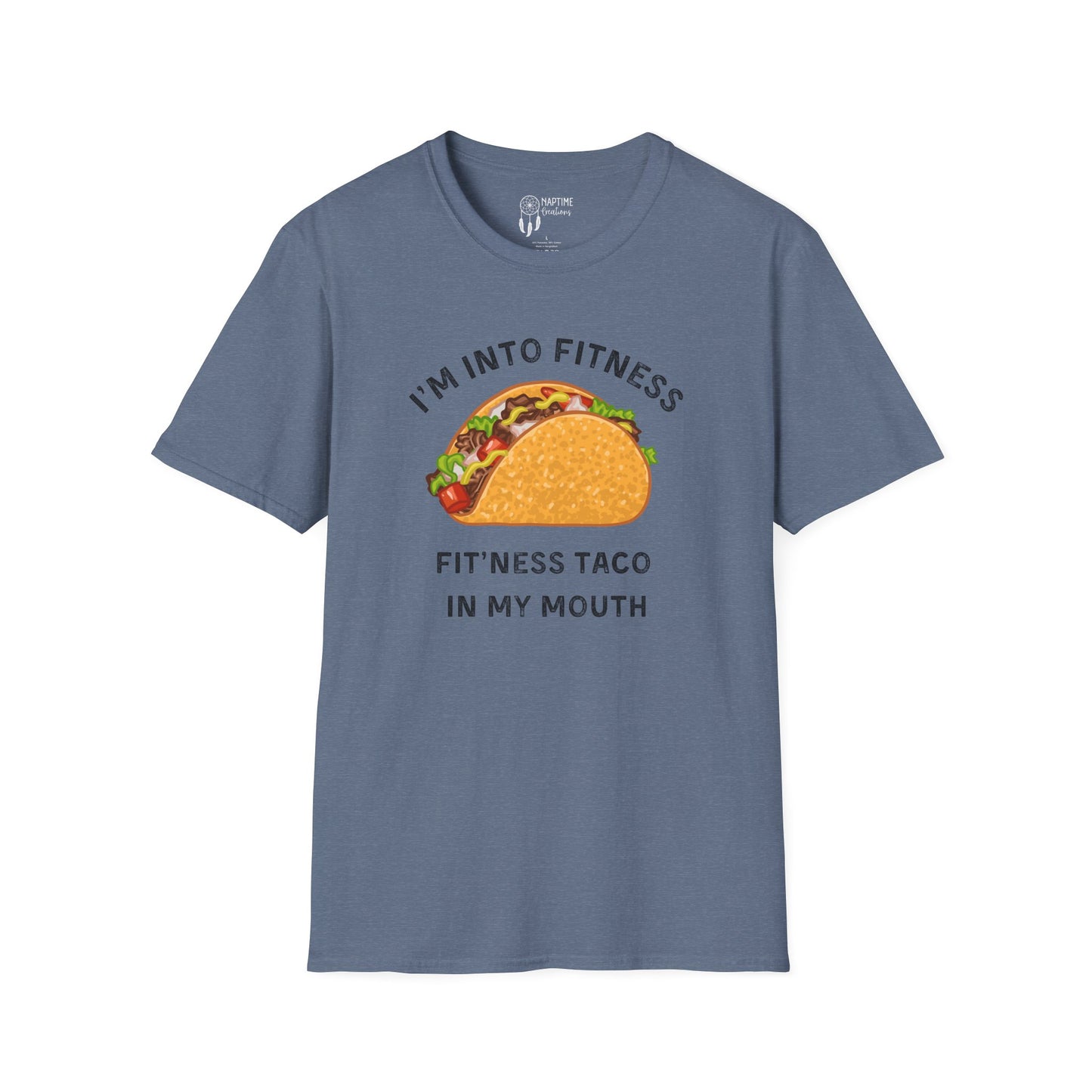 Funny Taco Fitness Unisex T-Shirt - Perfect for Foodies and Gym Enthusiasts
