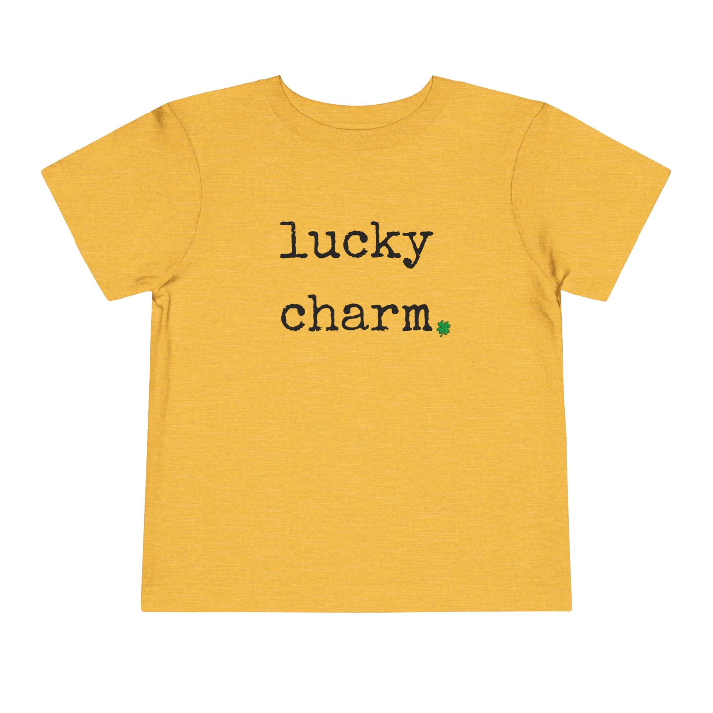 Toddler Short Sleeve Tee - Lucky Charm - Perfect for St. Patrick's Day and Everyday Wear