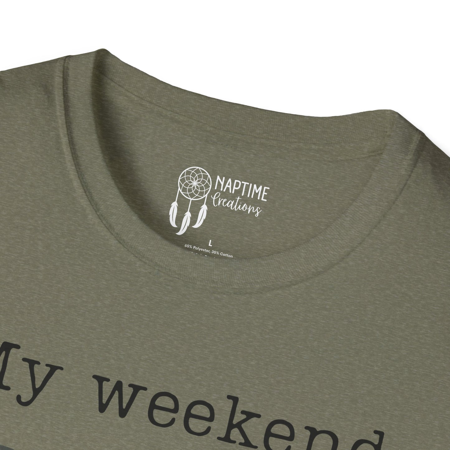 My Weekend is Booked Unisex Softstyle T-Shirt - Perfect for Book Lovers