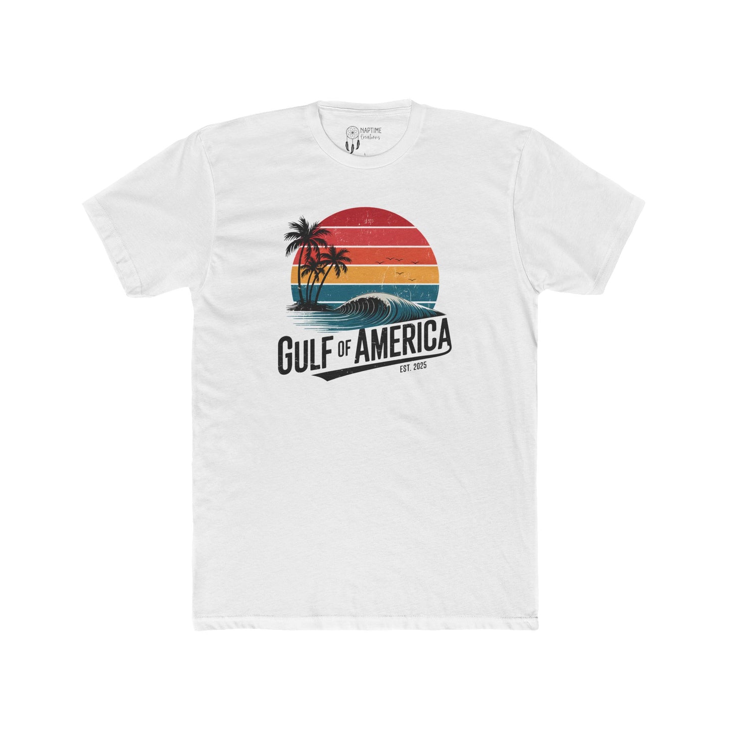 Gulf of America Retro Unisex Cotton Crew Tee