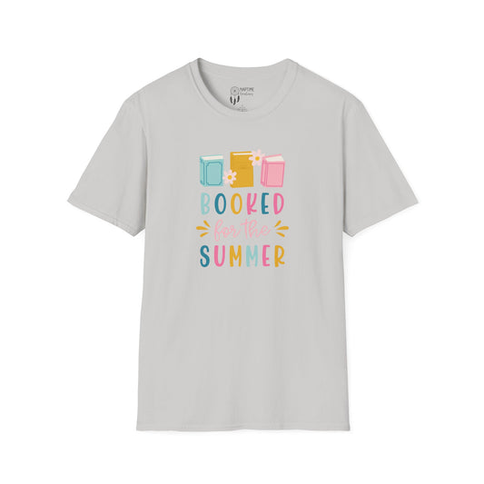 Summer Reading Unisex Softstyle T-Shirt - "Booked for the Summer"