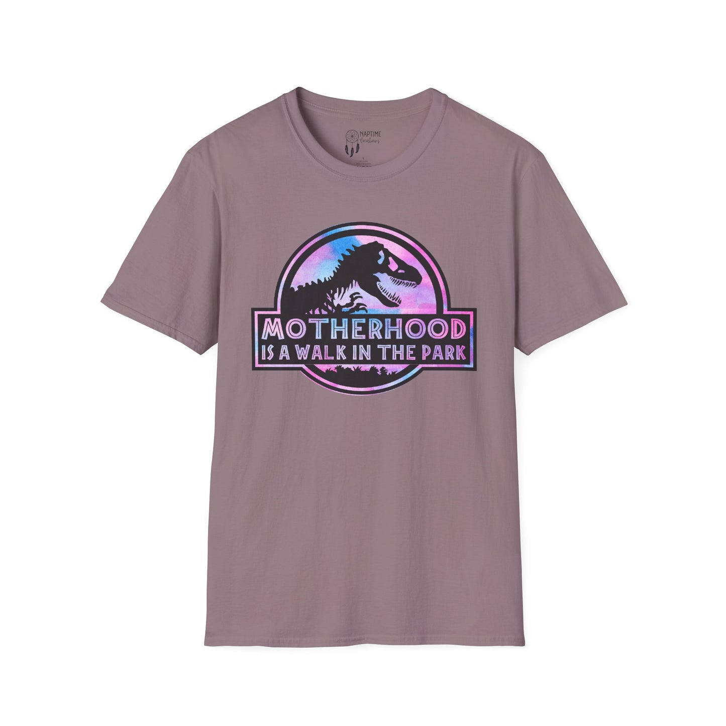 Dinosaur-Themed Motherhood T-Shirt - Fun & Comfortable Unisex Design
